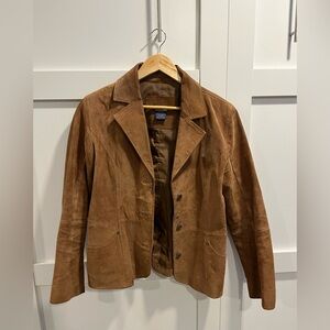 Bum Equipment Tan Suede Blazer